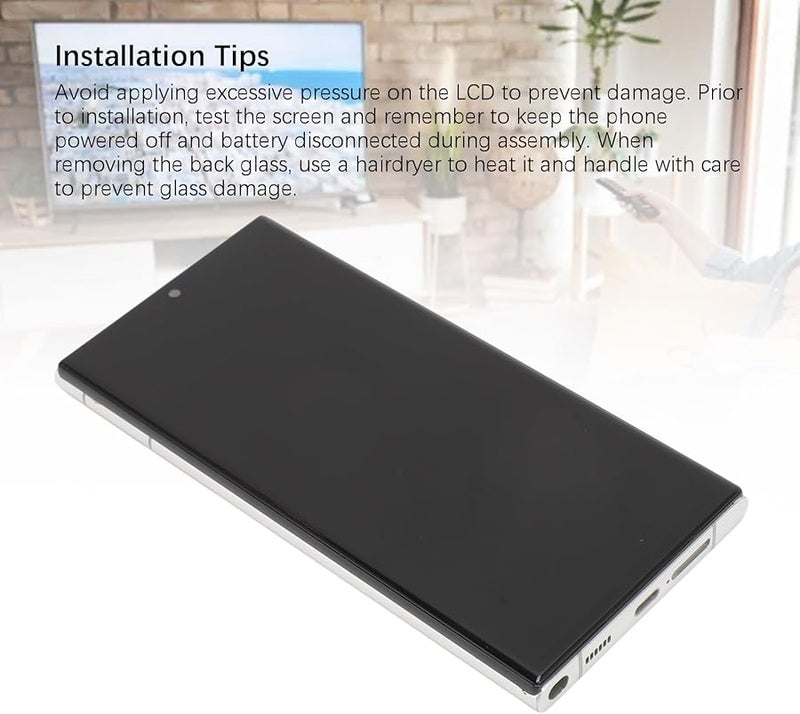 Galaxy S22 Ultra 5G OLED Touch Screen Display Digitizer Assembly with Frame SM S908B DS EU Version - Image 4